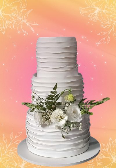 Bolo fake casamento