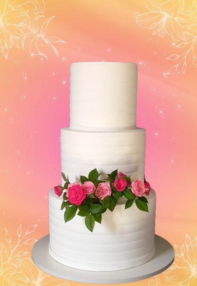 Bolo fake casamento
