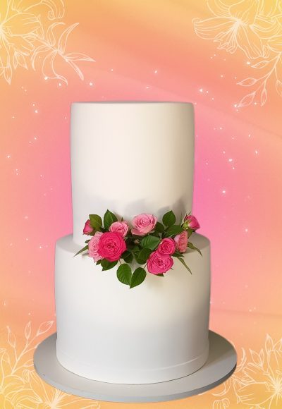 Bolo fake casamento