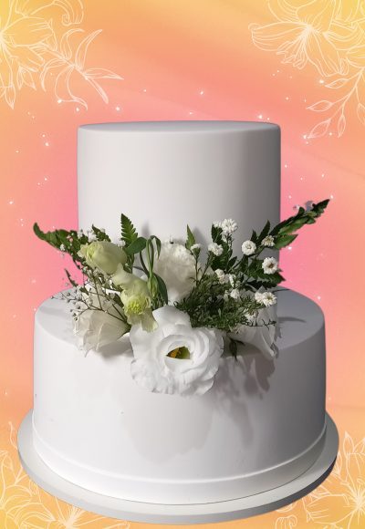 Bolo fake casamento