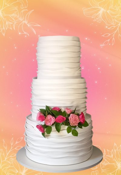 Bolo fake casamento