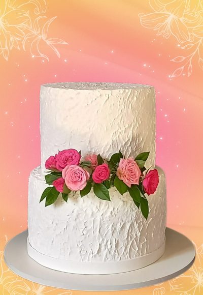 Bolo fake casamento