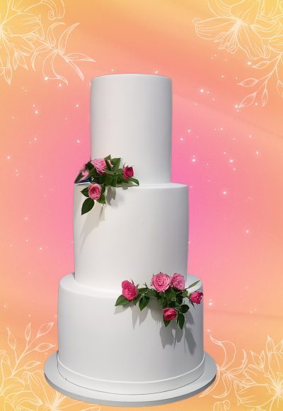 Bolo fake casamento