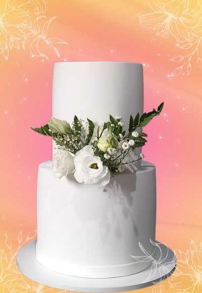 Bolo fake casamento