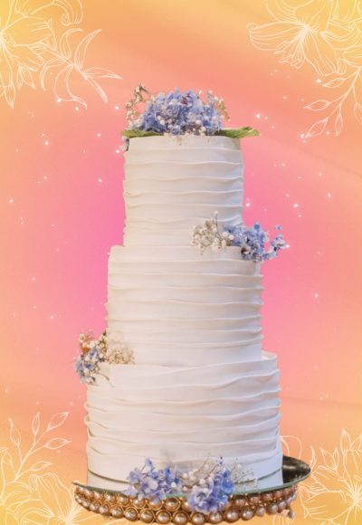Bolo fake casamento