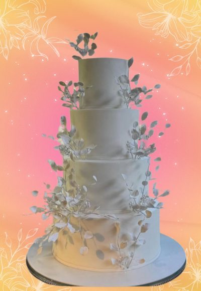 Bolo fake casamento