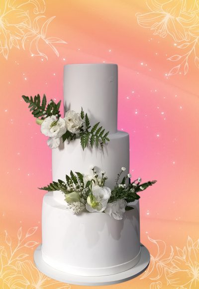 Bolo fake casamento